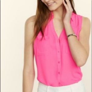 Express sleeveless portifino blouse